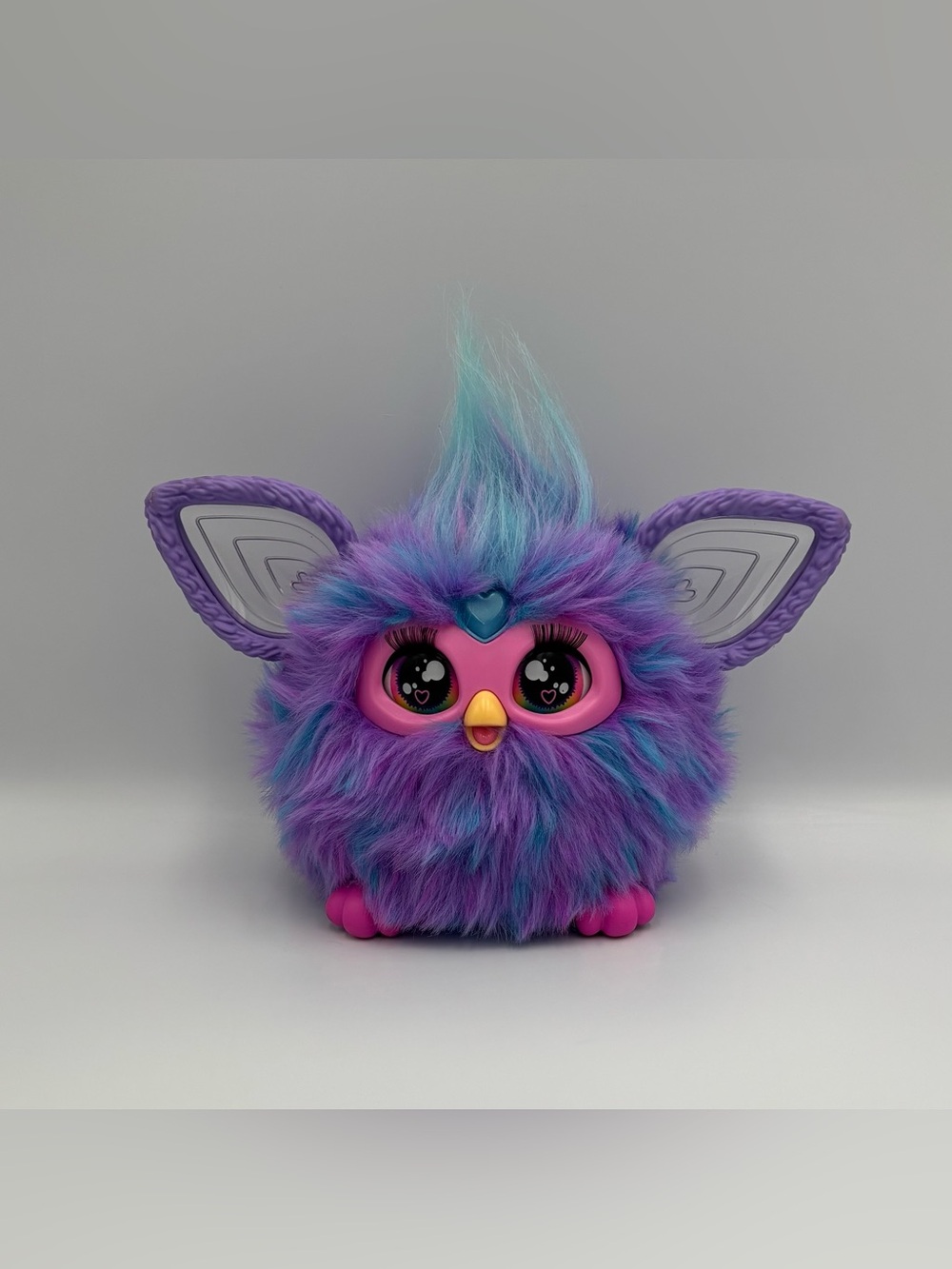 RARE Purple & Blue Furby 2023 Interactive Voice Activated Talking Plush Toy